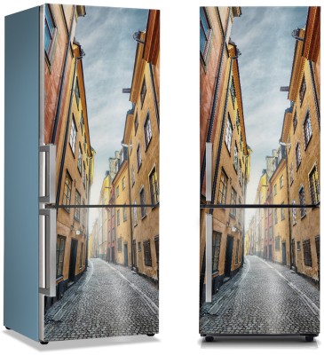 Στενό στην Σουηδία, Πόλεις – Ταξίδια, Αυτοκόλλητα ψυγείου, 50 x 85 εκ. (44399)