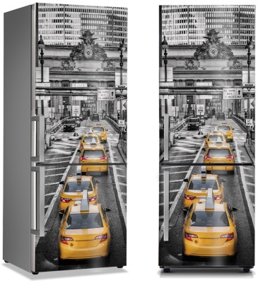 Ταξί στη λεωφόρο Park, Νέα Υόρκη, Πόλεις – Ταξίδια, Αυτοκόλλητα ψυγείου, 50 x 85 εκ. (44407)