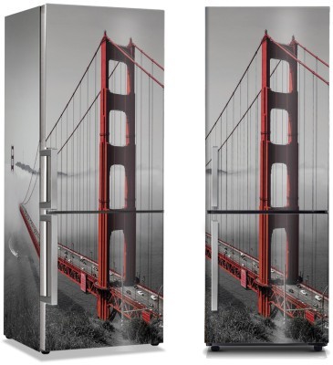 Γέφυρα Golden Gate, Πόλεις – Ταξίδια, Αυτοκόλλητα ψυγείου, 50 x 85 εκ.