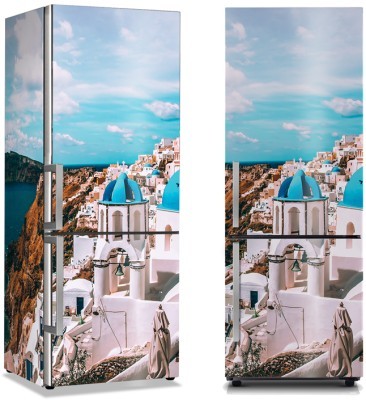 Σαντορίνη, Ελλάδα, Πόλεις – Ταξίδια, Αυτοκόλλητα ψυγείου, 50 x 85 εκ. (32211)