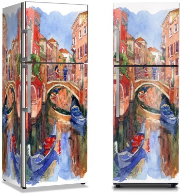 Βενετία σε ζωγραφιά, Ζωγραφική, Αυτοκόλλητα ψυγείου, 50 x 85 εκ. (10622)
