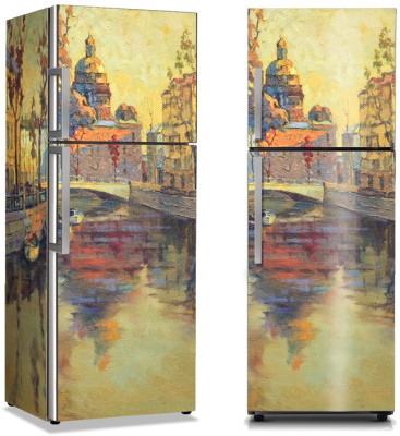 Αγία Πετρούπολη, Ρωσία, Ζωγραφική, Αυτοκόλλητα ψυγείου, 50 x 85 εκ. (10635)