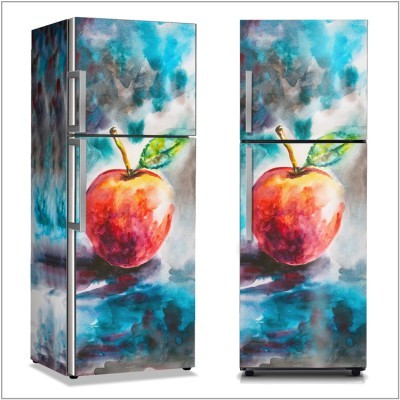 Ώριμο κόκκινο μήλο, Ζωγραφική, Αυτοκόλλητα ψυγείου, 50 x 85 εκ. (13586)