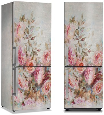 Pink Roses, Ζωγραφική, Αυτοκόλλητα ψυγείου, 50 x 85 εκ. (45854)