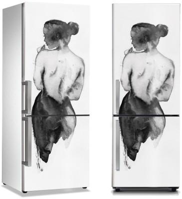 The Back Of A Lady, Ζωγραφική, Αυτοκόλλητα ψυγείου, 50 x 85 εκ. (45879)