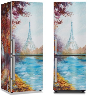 Eiffel Tower, Ζωγραφική, Αυτοκόλλητα ψυγείου, 50 x 85 εκ.