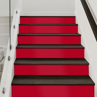 Medium Red, Χρώματα, Αυτοκόλλητα σκάλας, 90 x 12 εκ. (54266)