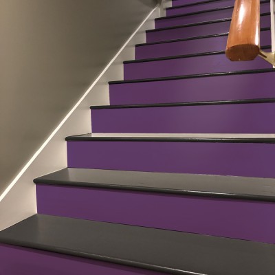 Violet, Χρώματα, Αυτοκόλλητα σκάλας, 90 x 12 εκ. (54270)
