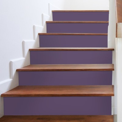 Houseart Bishop Purple, Χρώματα, Αυτοκόλλητα σκάλας, 90 x 12 εκ.