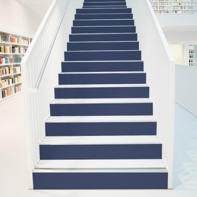 Houseart - ΣΗΜΑΝΤΙΚΟ: Σε περίπτωση διαφοράς τιμής από το κατάστημα ισχύει παντα και μόνο η τιμή του καταστήματος Dark Blue, Χρώματα, Αυτοκόλλητα σκάλας, 90 x 12 εκ.