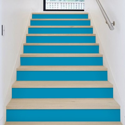Sky Blue, Χρώματα, Αυτοκόλλητα σκάλας, 90 x 12 εκ. (54285)