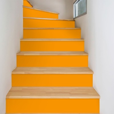 Light Orange, Χρώματα, Αυτοκόλλητα σκάλας, 90 x 12 εκ. (54288)