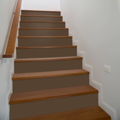 Sepia Brown, Χρώματα, Αυτοκόλλητα σκάλας, 90 x 12 εκ. (54292)