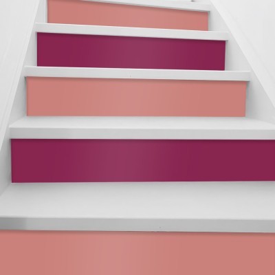 Pink and Purple, Χρώματα, Αυτοκόλλητα σκάλας, 90 x 12 εκ. (54302)