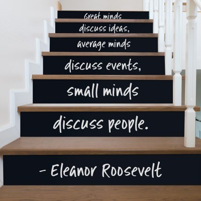 Φράση της Eleanor Roosevelt, Φράσεις, Αυτοκόλλητα σκάλας, 90 x 12 εκ. (54001)