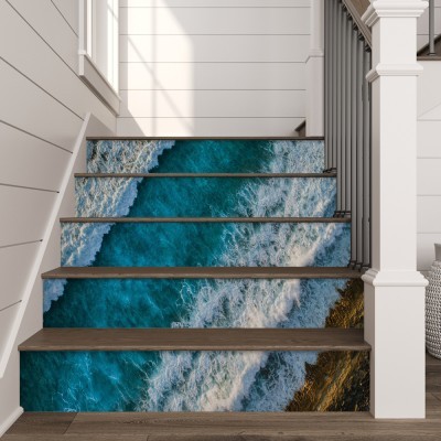 Κύματα, Φύση, Αυτοκόλλητα σκάλας, 90 x 12 εκ. (54242)