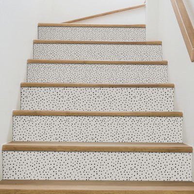 Πουά μοτίβο, Μοτίβα, Αυτοκόλλητα σκάλας, 90 x 12 εκ. (54119)