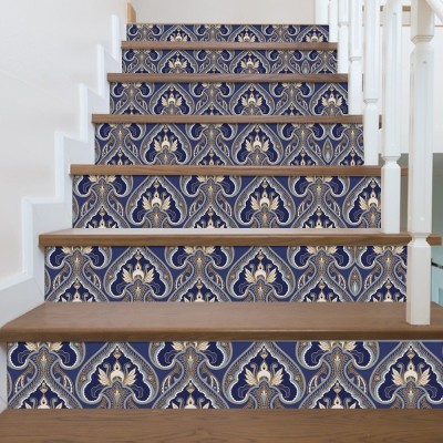 Ανατολίτικο μοτίβο, Μοτίβα, Αυτοκόλλητα σκάλας, 90 x 12 εκ. (54156)