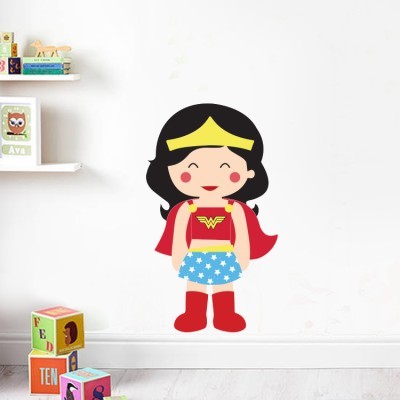Kiddy Superwoman, Παιδικά, Αυτοκόλλητα τοίχου, 29 x 50 εκ.