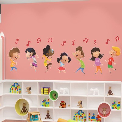 Παιδική μελωδία, Παιδικά, Αυτοκόλλητα τοίχου, 90 x 28 εκ.