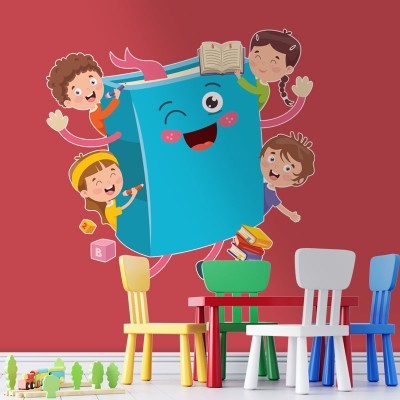Παιδικό βιβλίο Παιδικά Αυτοκόλλητα τοίχου 49 x 50 cm (39040)