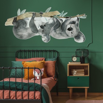 Κοάλα, Παιδικά, Αυτοκόλλητα τοίχου, 60 x 26 εκ. (47397)