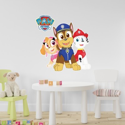 Paw Patrol, Παιδικά, Αυτοκόλλητα τοίχου, 60 x 60 εκ.