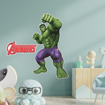 Houseart - ΣΗΜΑΝΤΙΚΟ: Σε περίπτωση διαφοράς τιμής από το κατάστημα ισχύει παντα και μόνο η τιμή του καταστήματος Hulk, Παιδικά, Αυτοκόλλητα τοίχου, 40 x 53 εκ.