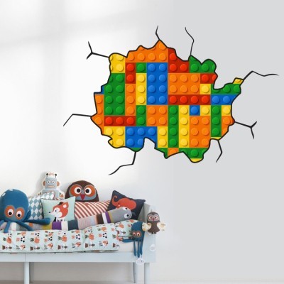 Leggo boom Παιδικά Αυτοκόλλητα τοίχου 68 x 98 cm (13394)
