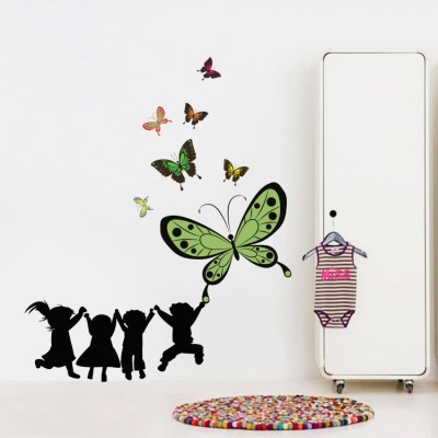 Πεταλούδες ταξιδεύουν, Παιδικά, Αυτοκόλλητα τοίχου, 50 x 60 εκ.