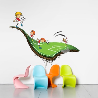 Γήπεδο Παιδικά Αυτοκόλλητα τοίχου 50 x 61 cm (7708)