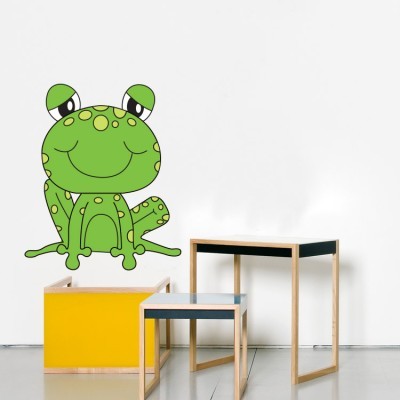 Ήρεμος βάτραχος, Παιδικά, Αυτοκόλλητα τοίχου, 40 x 47 εκ.
