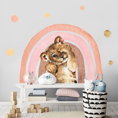 Χαριτωμένο λιονταράκι, Παιδικά, Αυτοκόλλητα τοίχου, 100 x 175 εκ. (50957)