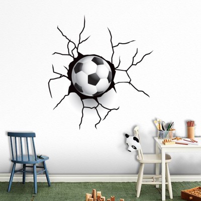 Μπάλα σπάει τοίχο, Παιδικά, Αυτοκόλλητα τοίχου, 35 x 38 εκ.