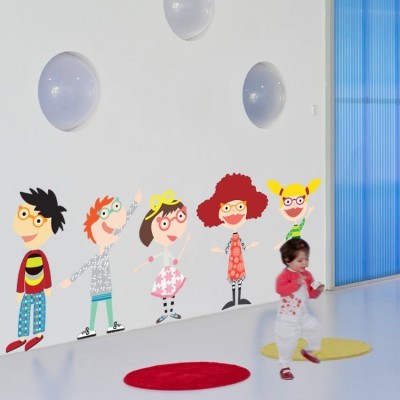 Ώρα για πάρτυ, Παιδικά, Αυτοκόλλητα τοίχου, 158 x 59 εκ.