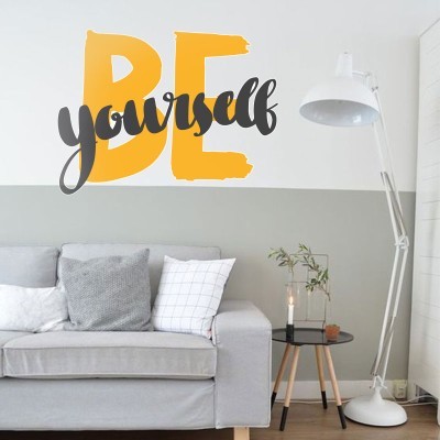 Be Yourself, Φράσεις, Αυτοκόλλητα τοίχου, 100 x 75 εκ.