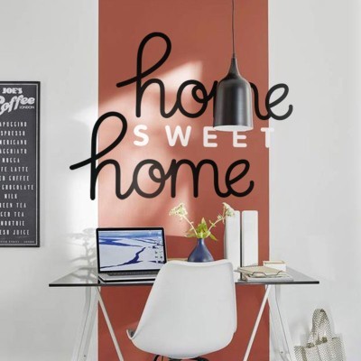 Home Sweet Home, Φράσεις, Αυτοκόλλητα τοίχου, 80 x 60 εκ. (39333)