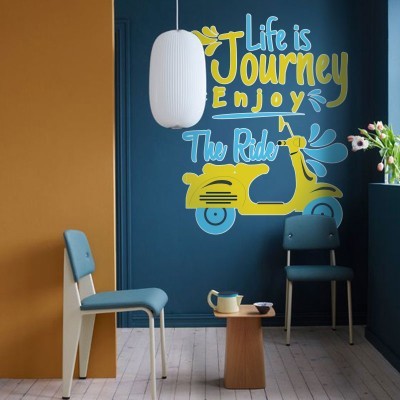 Life is a Journey, Φράσεις, Αυτοκόλλητα τοίχου, 75 x 100 εκ. (39351)