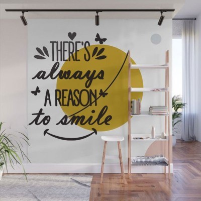 A reason to smile, Φράσεις, Αυτοκόλλητα τοίχου, 50 x 70 εκ. (39430)