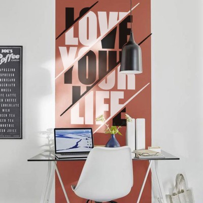 Love your life Φράσεις Αυτοκόλλητα τοίχου 100 x 75 cm (39433)