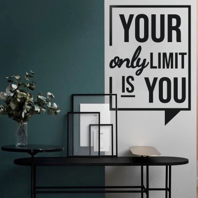 Your only limit is you, Φράσεις, Αυτοκόλλητα τοίχου, 70 x 104 εκ.