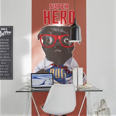 Super hero dog, Φράσεις, Αυτοκόλλητα τοίχου, 60 x 89 εκ. (39505)