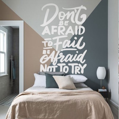 Do not be afraid, Φράσεις, Αυτοκόλλητα τοίχου, 80 x 119 εκ. (39506)