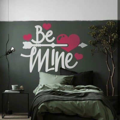 Be mine, Φράσεις, Αυτοκόλλητα τοίχου, 80 x 60 εκ.