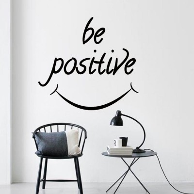 Be positive, Φράσεις, Αυτοκόλλητα τοίχου, 60 x 50 εκ.