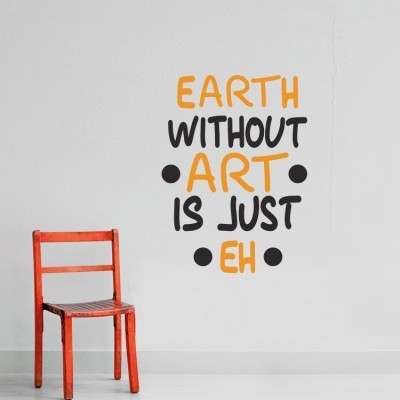 Earth..., Φράσεις, Αυτοκόλλητα τοίχου, 45 x 166 εκ.