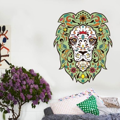 Διακόσμηση παιδικού δωματίου House Art - ΣΗΜΑΝΤΙΚΟ: Σε περίπτωση διαφοράς τιμής από το κατάστημα ισχύει παντα και μόνο η τιμή του καταστήματος Λιοντάρι με λουλούδια, Διάφορα, Αυτοκόλλητα τοίχου, 47