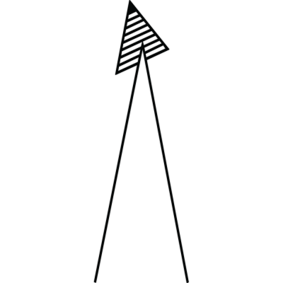 Αφηριμένα Τρίγωνα, Διάφορα, Αυτοκόλλητα τοίχου, 30 x 90