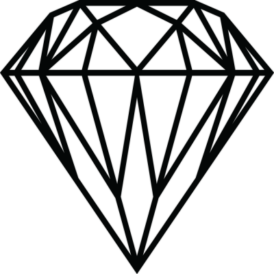 Diamonds, Διάφορα, Αυτοκόλλητα τοίχου, 40 x 40 εκ.