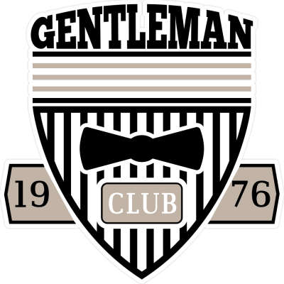 Gentleman Club, Διάφορα, Αυτοκόλλητα τοίχου, 40 x 40 εκ.
